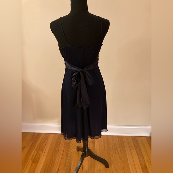 Black and Blue Spaghetti Strap Dress Size Juniors Large - Picture 2 of 2